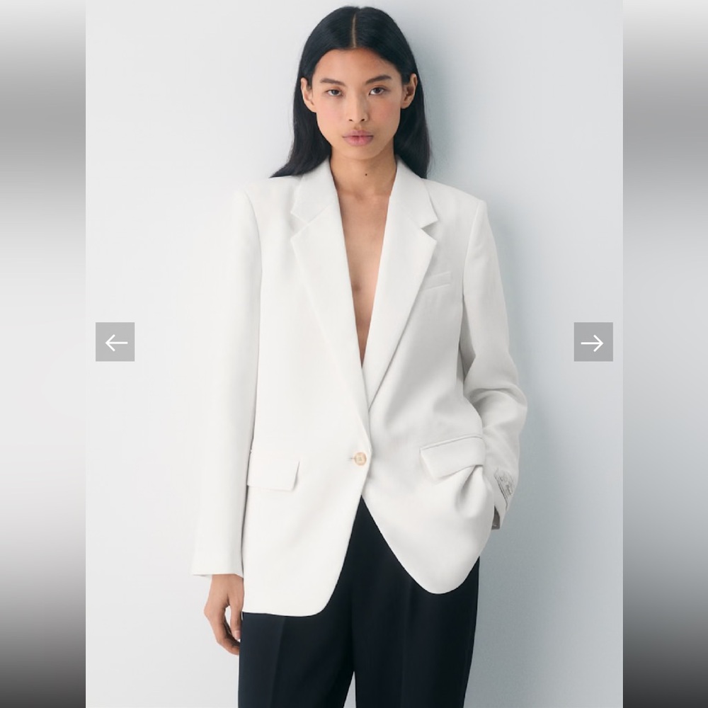 Aritzia Wilfred New Generation Blazer in Light Birch